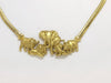 Gold African Big 5 Pendant with Chain
