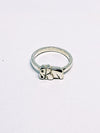 Silver Single Elephant Ring