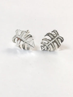 Silver earrings in delicious monster design.