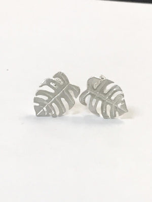 Silver earrings in delicious monster design.