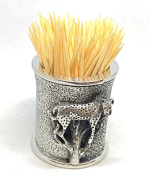 Toothpick Holder - Leopard Design