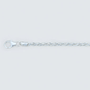 Silver Rope Bracelet