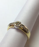 Yellow Gold Engagement or Dress Ring