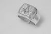 Signet Ring in White Gold